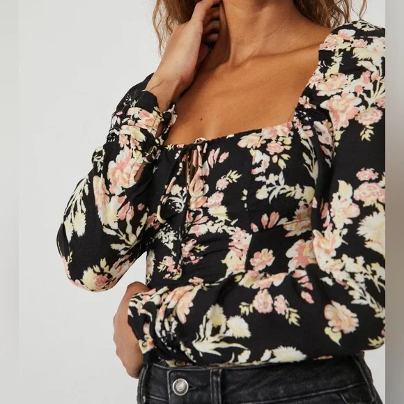 Free People Hilary Printed Top - Picture 2 of 3